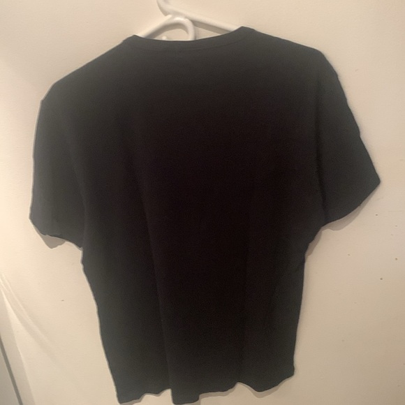 Extremely Elegant Hugo Boss Jet Black Fitted Egyptian Cotton Tshirt SZ Large 😍 - Picture 4 of 5